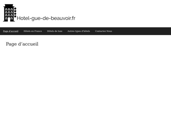 Donovan theme site design template sample