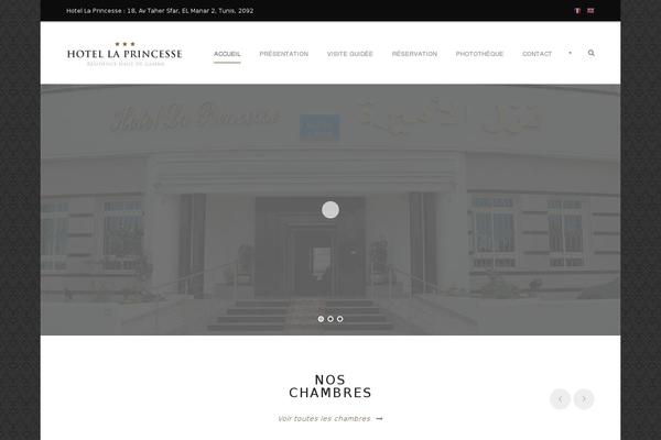Site using Gdlr-hostel plugin