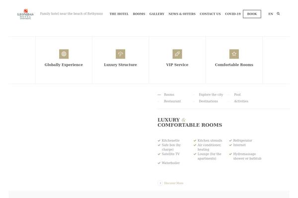 hotel-leonidas.com site used Leonidashotel
