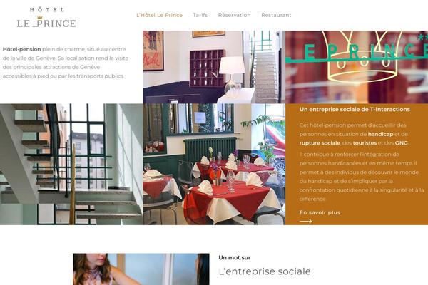 Bridge Child theme site design template sample