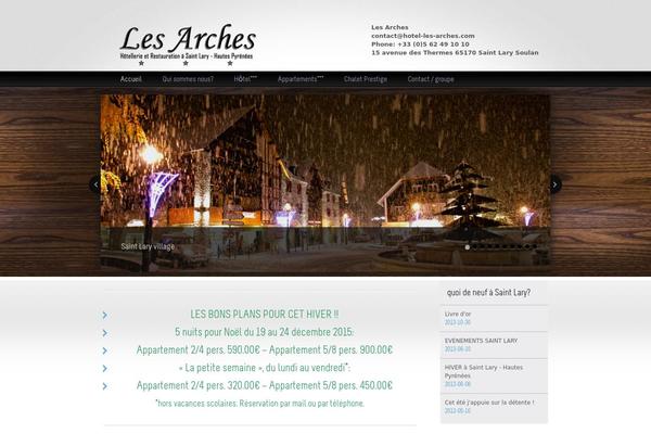 hotel-les-arches.com site used Welcome Inn Parent