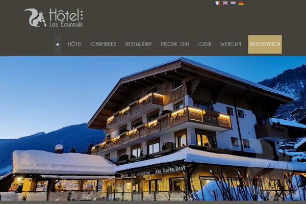 Hotel theme site design template sample