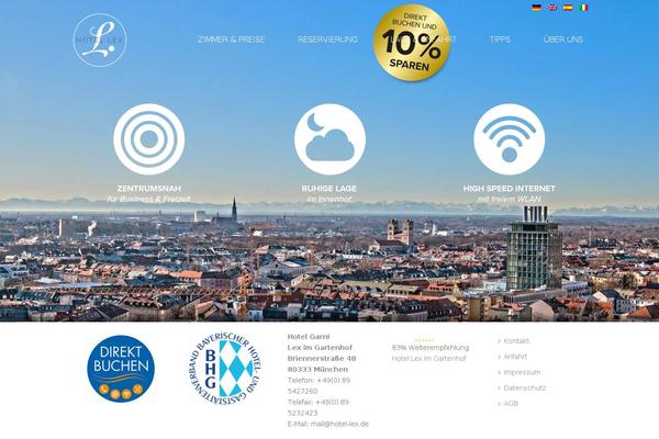 Jupiter Child theme site design template sample