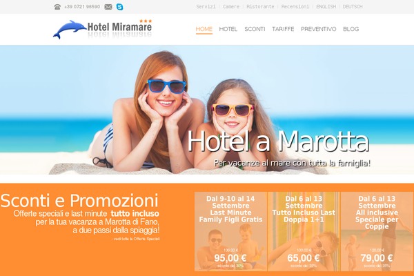 Moustache theme site design template sample