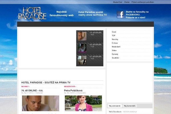 The Stars theme site design template sample