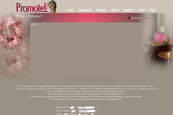 hotel-promotel.com site used Titanium-wp