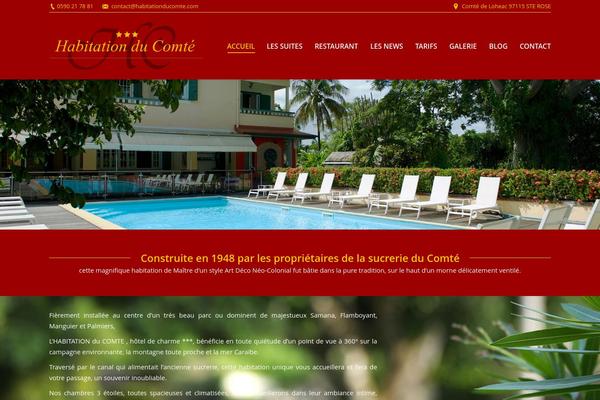 hotel-restaurant-guadeloupe.fr site used Themeology