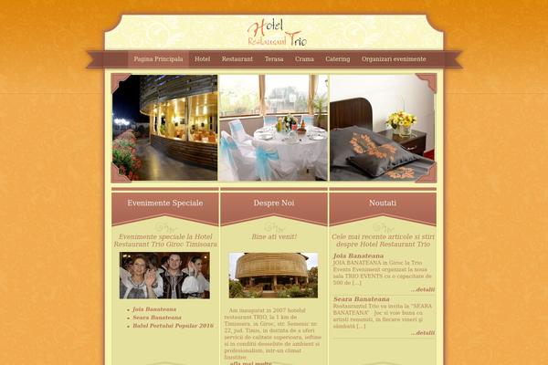 Trio theme site design template sample