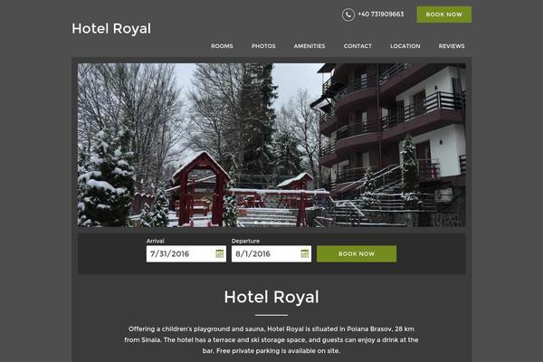 Nice Hotel theme site design template sample
