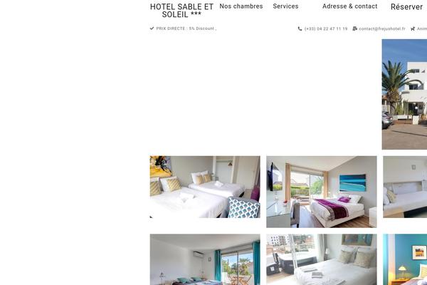 HotelBooking theme site design template sample