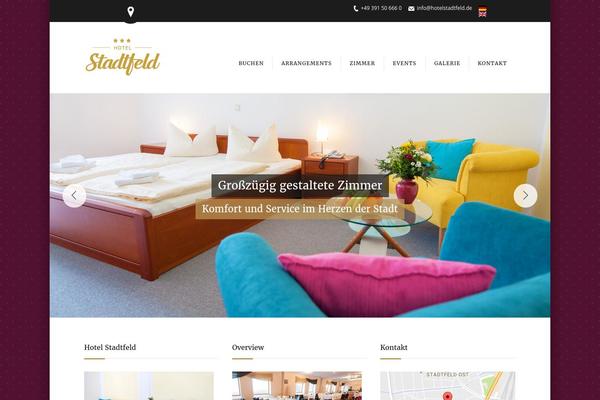 Soho Hotel theme site design template sample