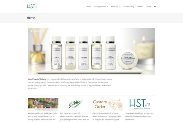 Total theme site design template sample