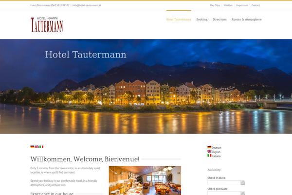Avada theme site design template sample