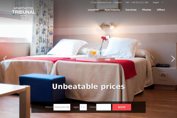 hotel-tribunal.com site used Aparthotel-tribunal-2016