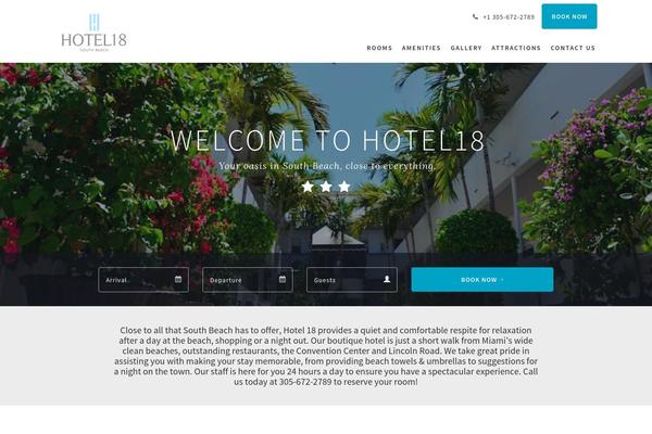 Aspiration theme site design template sample