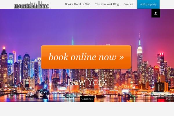 Sky theme site design template sample