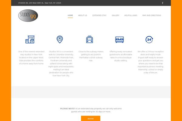 Site using Motopress-hotel-booking plugin