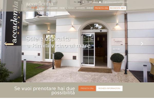 hotelaccademiarimini.com site used Pensareweb