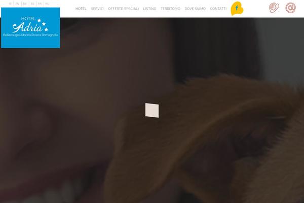 Adria theme site design template sample
