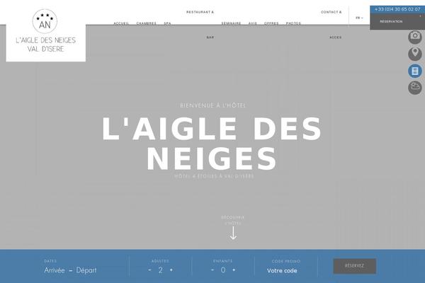Hoteliour theme site design template sample