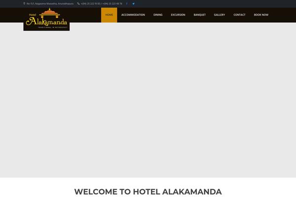 Hillter theme site design template sample