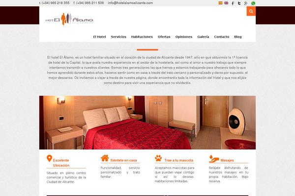 hotelalamoalicante.com site used Alamo