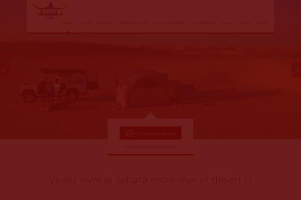 Accommodation theme site design template sample