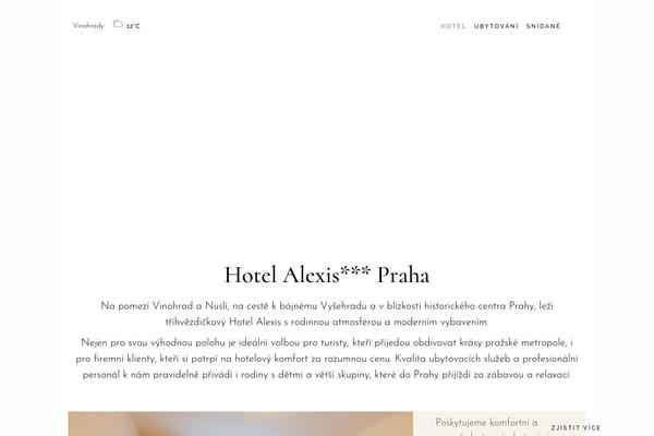Alloggio theme site design template sample