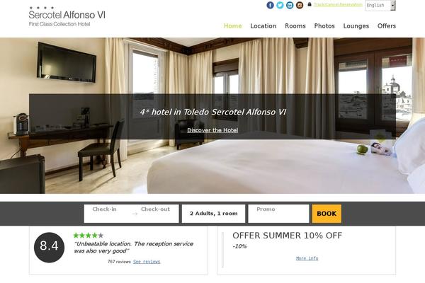 hotelalfonsovi.com site used Hotel_alfonso_vi_-_2014
