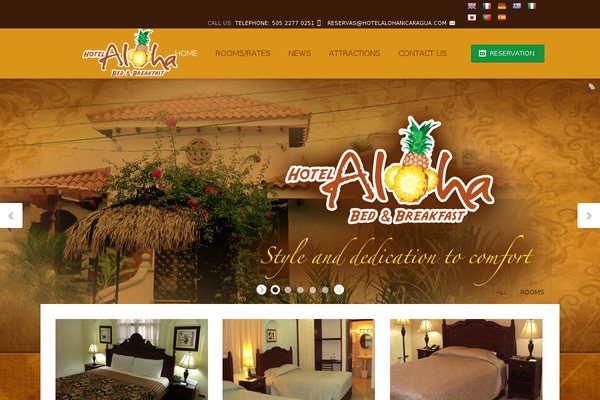 Hotec theme site design template sample