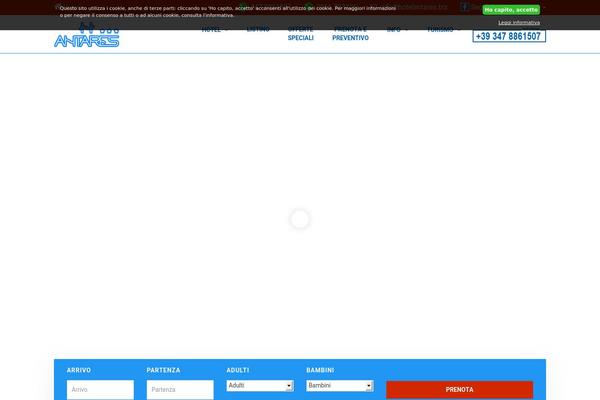 Site using Hotel-booking plugin
