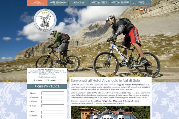 Milano theme site design template sample