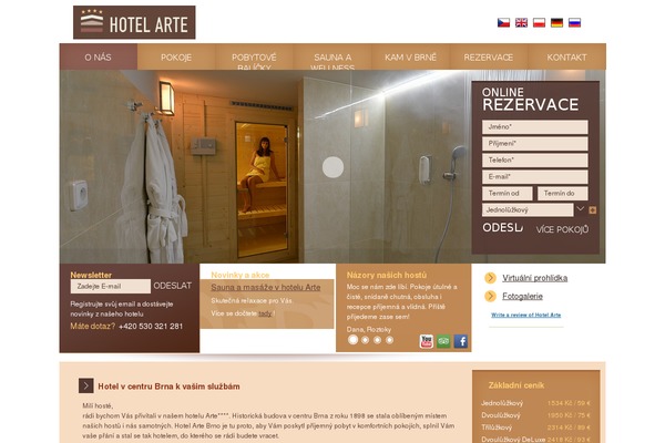 Pinar theme site design template sample