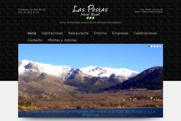 Hospitality theme site design template sample