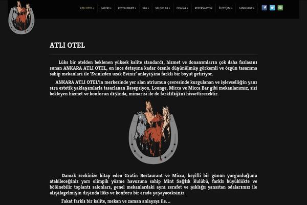 Majestic theme site design template sample