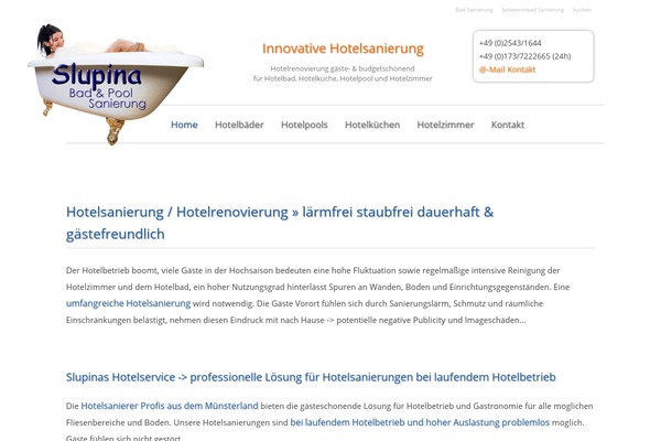 Hotel theme site design template sample