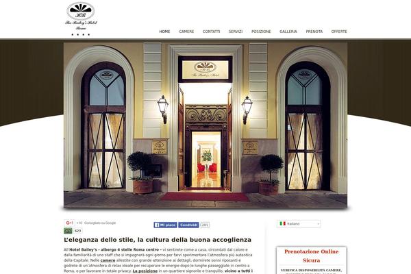 Hermes theme site design template sample