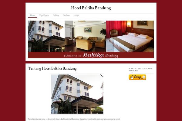 Skirmish theme site design template sample