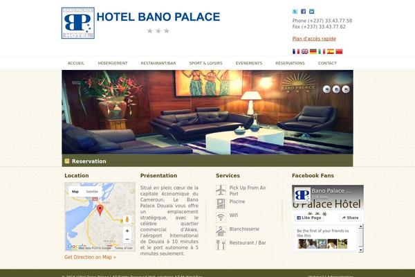 HotelBooking theme site design template sample