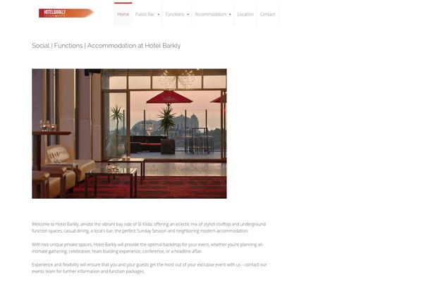Transcend theme site design template sample