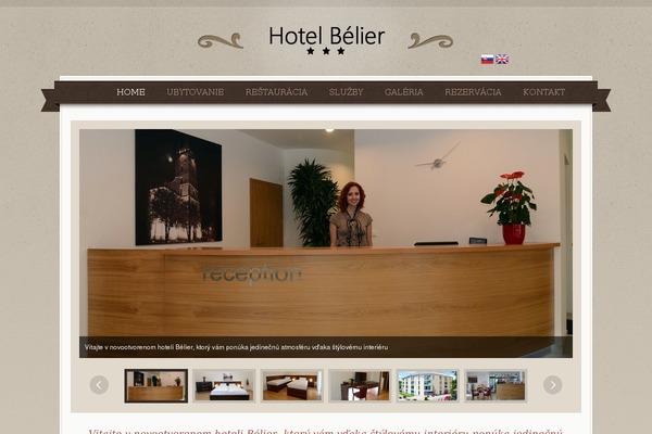 hotelbelier.sk site used Queenhotel