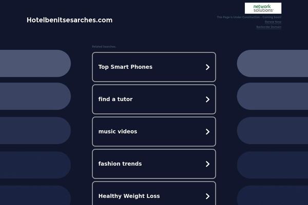 Hoteliour theme site design template sample