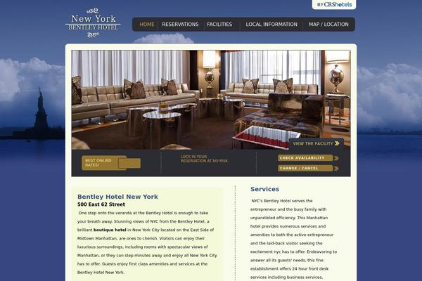 River theme site design template sample