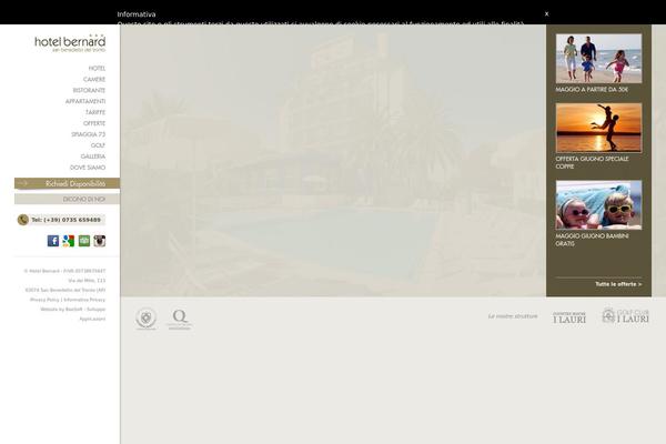 hotelbernard.it site used Bernard