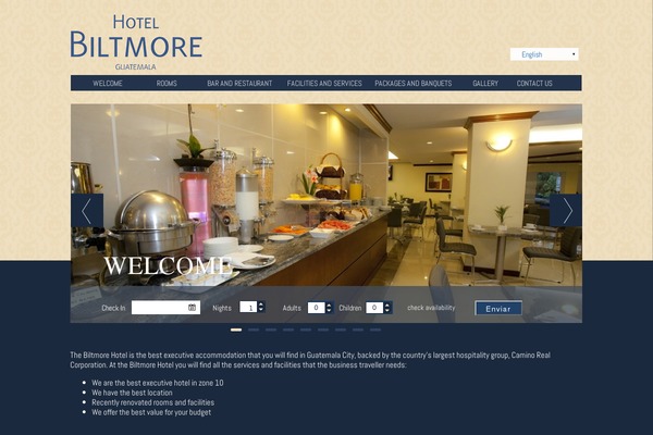 WordPress website example screenshot