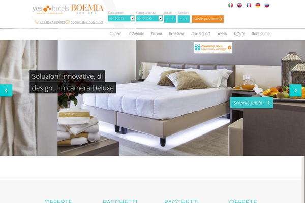 hotelboemia.com site used Edita-child