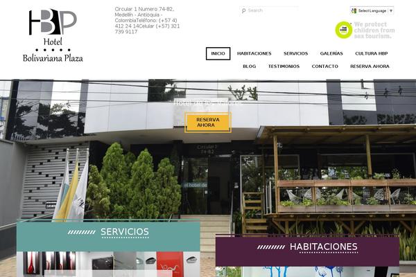 Plaza theme site design template sample
