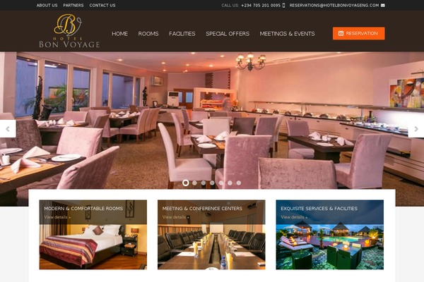 Bon theme site design template sample