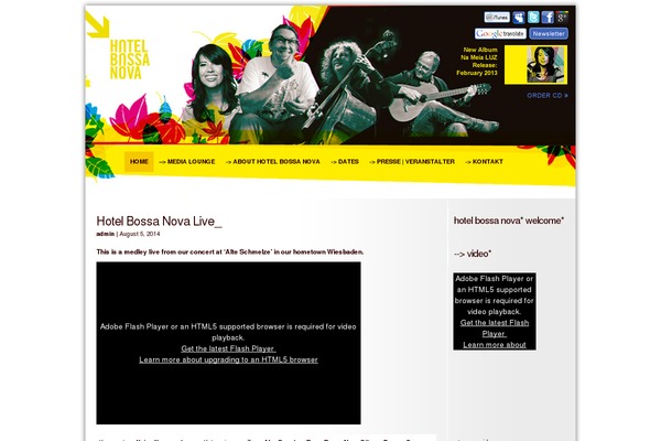 Lush Child theme site design template sample