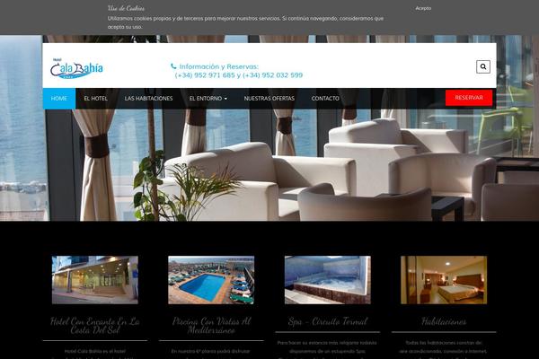 hotelcalabahia.com site used Foodeez Lite